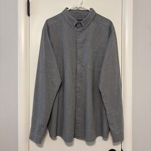 Patagonia Men's Vjosa River Organic Cotton L/S Button-Front Shirt XXL/2XL Gray